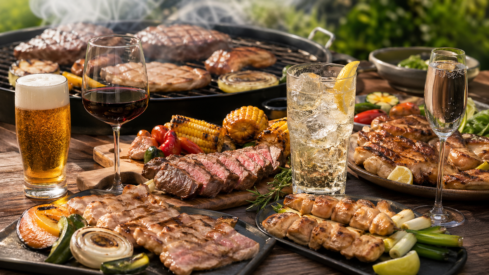 BBQ×お酒の最強ペアリング|肉の種類別ベストマッチドリンク