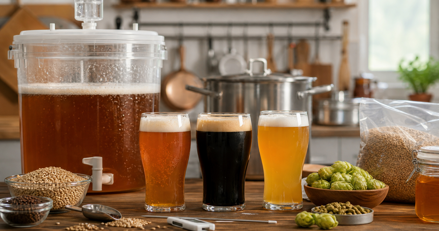 自家製クラフトビールのレシピ集|IPA・スタウト・ヴァイツェン