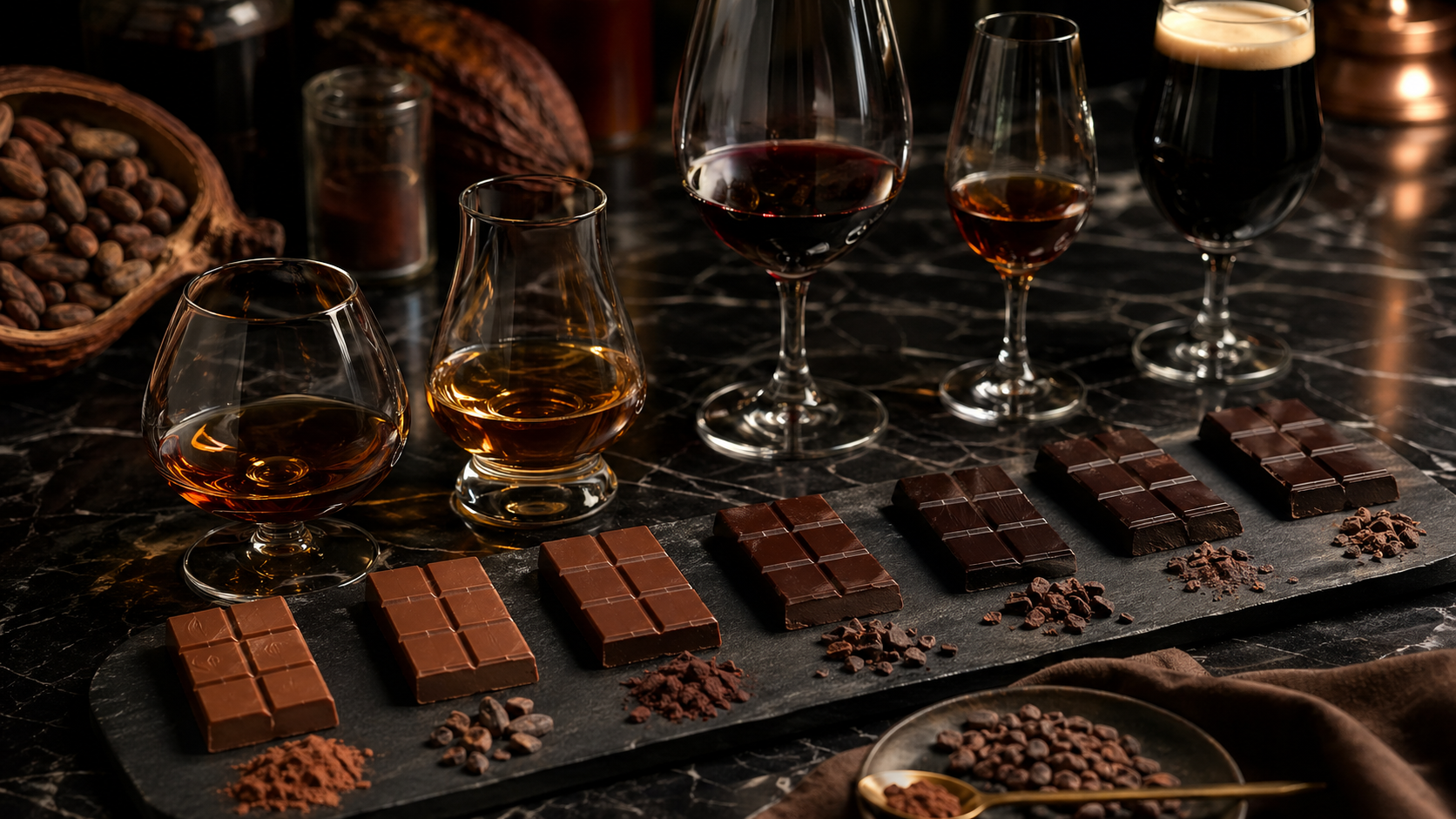 チョコレート×お酒の科学｜カカオ含有率別ベストマッチガイド