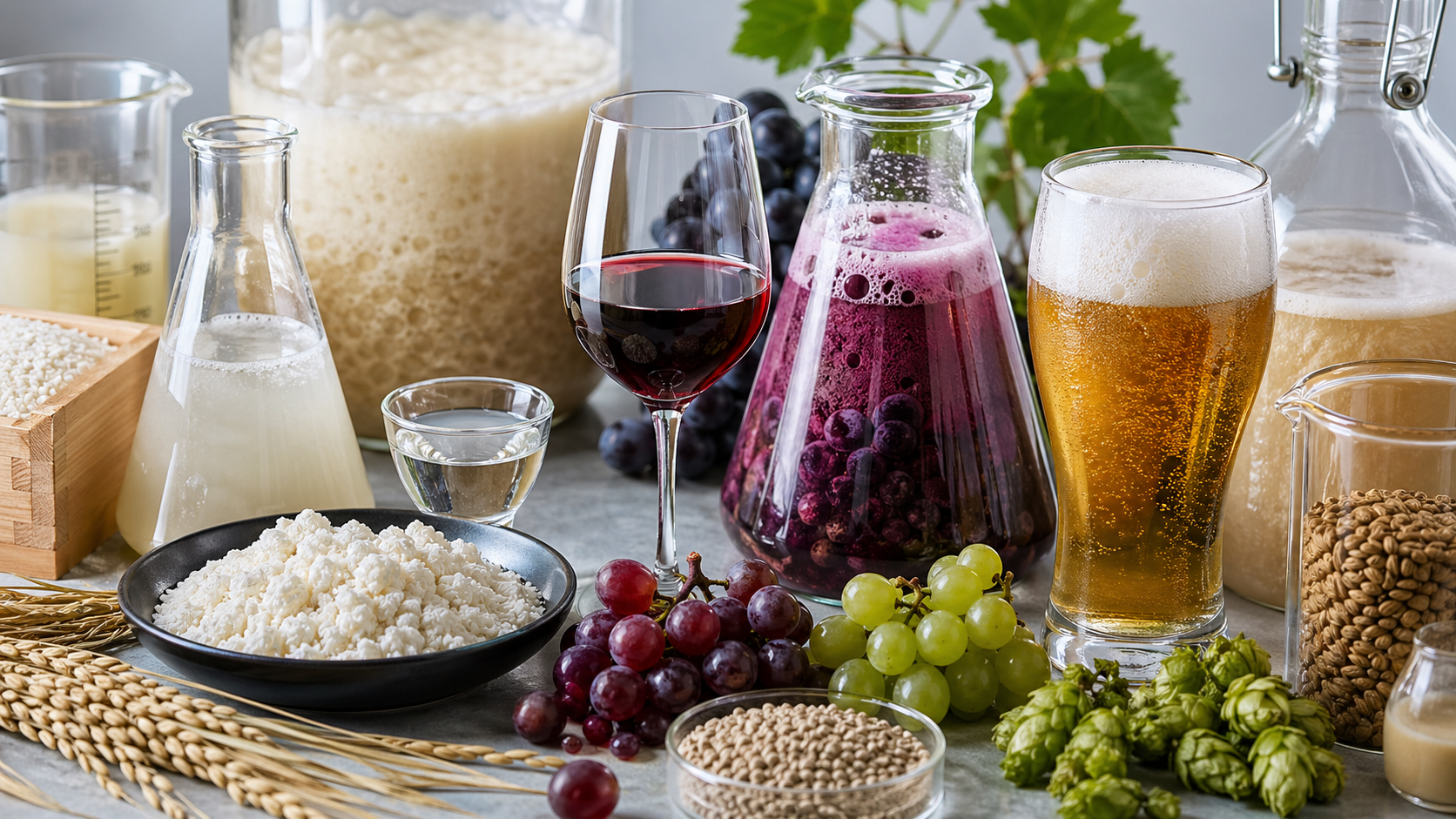 発酵とお酒の科学|日本酒・ワイン・ビールに含まれる発酵パワー