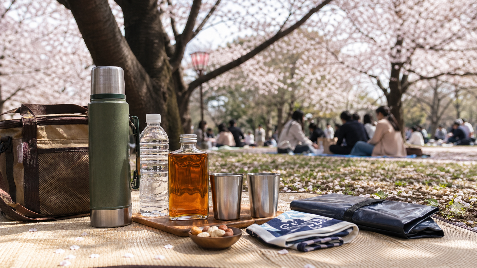 【お花見ウイスキー完全ガイド】桜の下で飲みたいボトル・持ち物・マナーまとめ