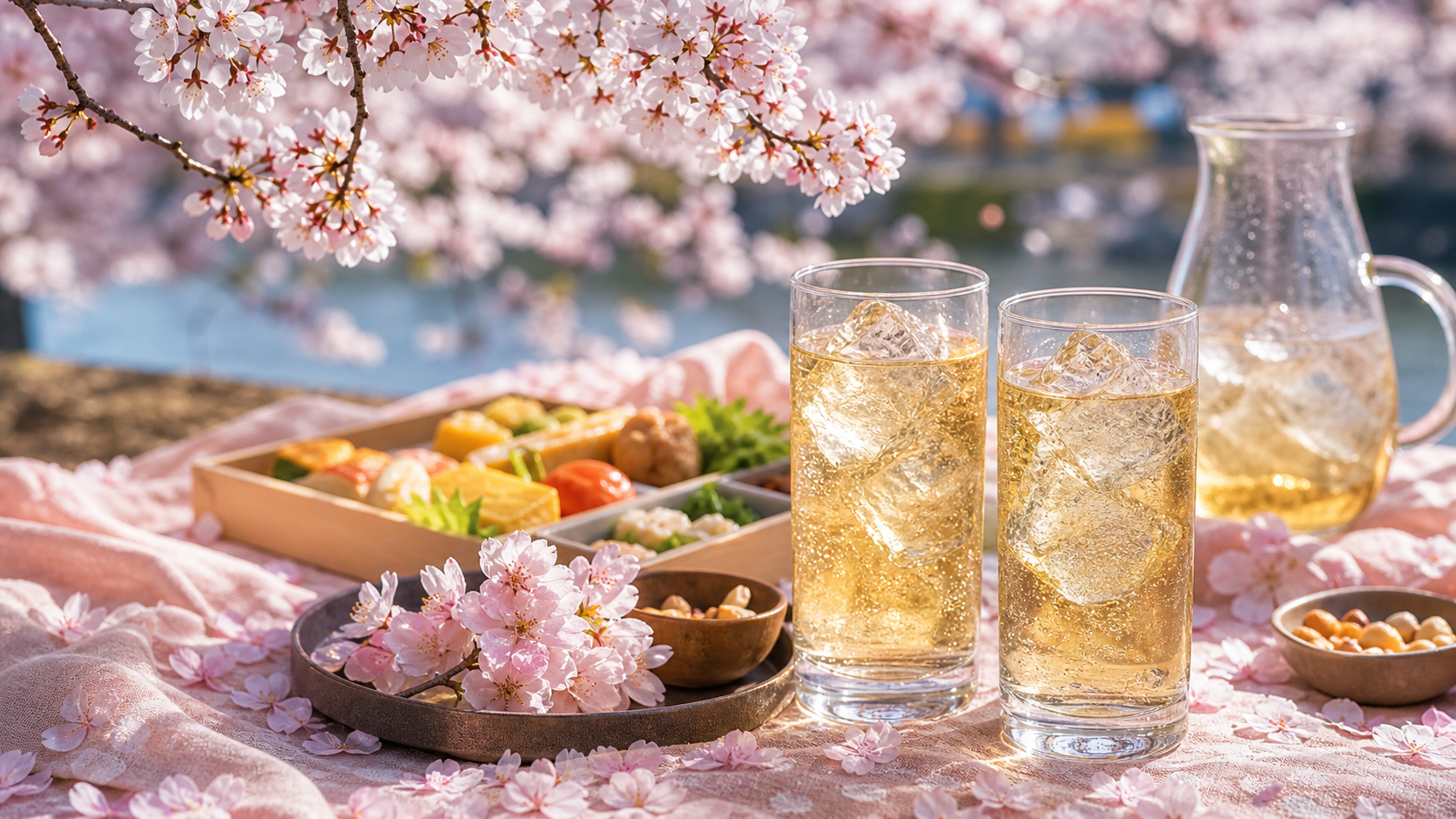 お花見とウイスキー｜桜の下で春を味わう、爽やかなハイボールと「花の香り」の銘柄