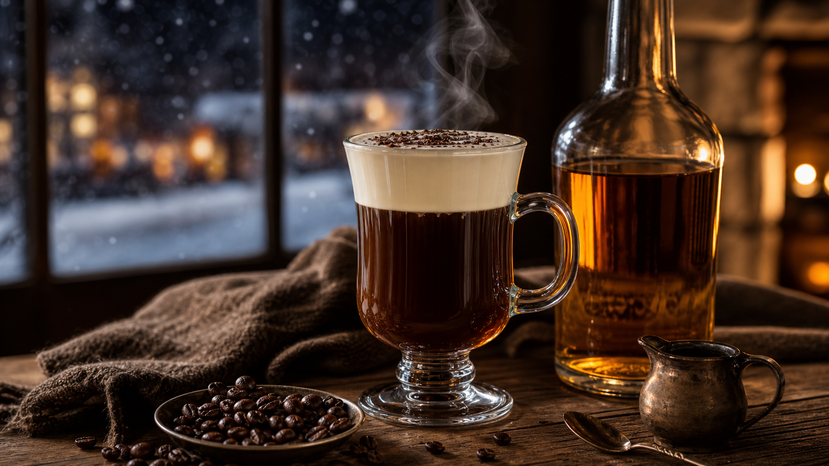 アイリッシュコーヒーの完璧な作り方|寒い夜の魔法の一杯