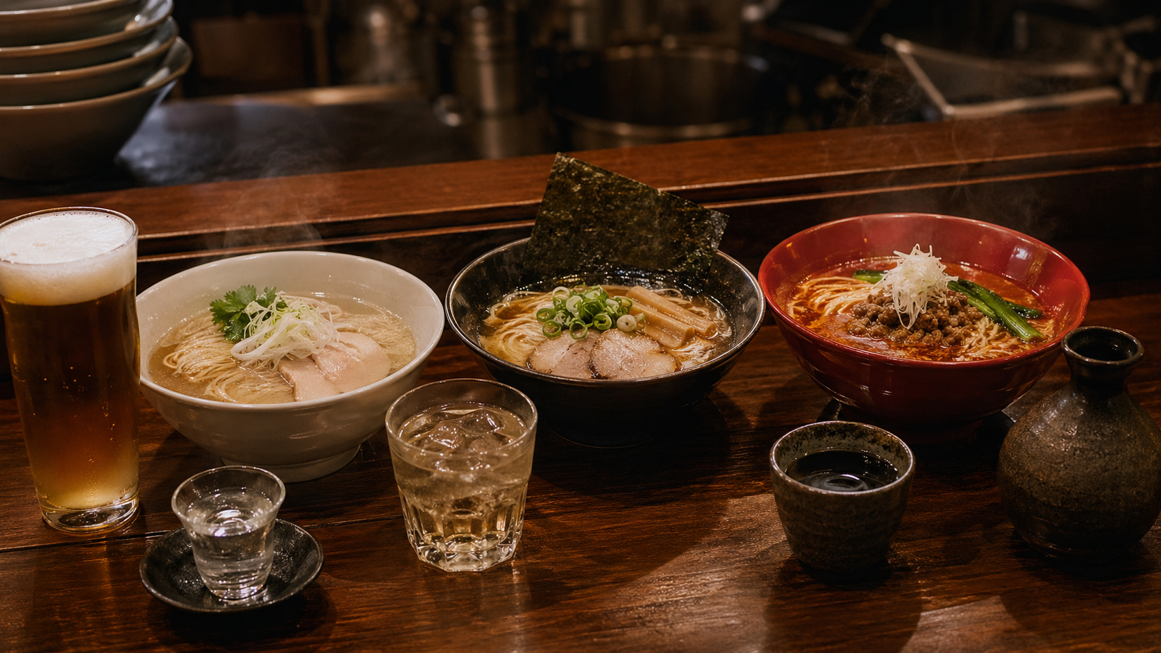 ラーメン×お酒の新常識|スープ別に合うドリンクを検証