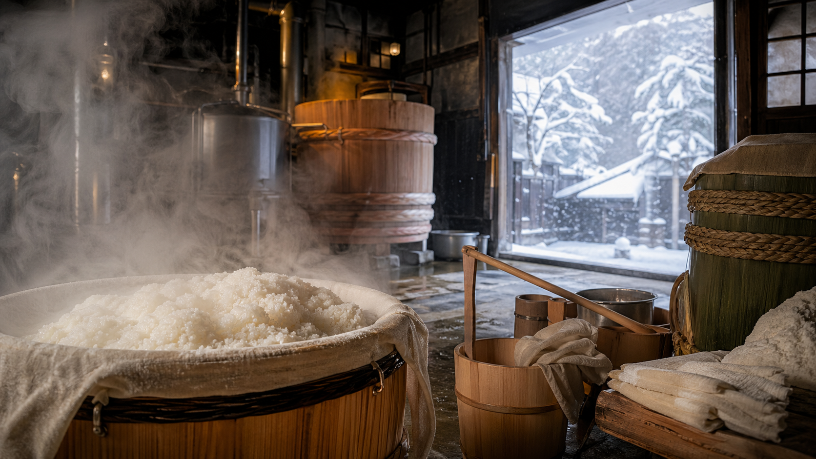 寒造りとは?|日本酒が冬に造られる理由と四季の酒造り