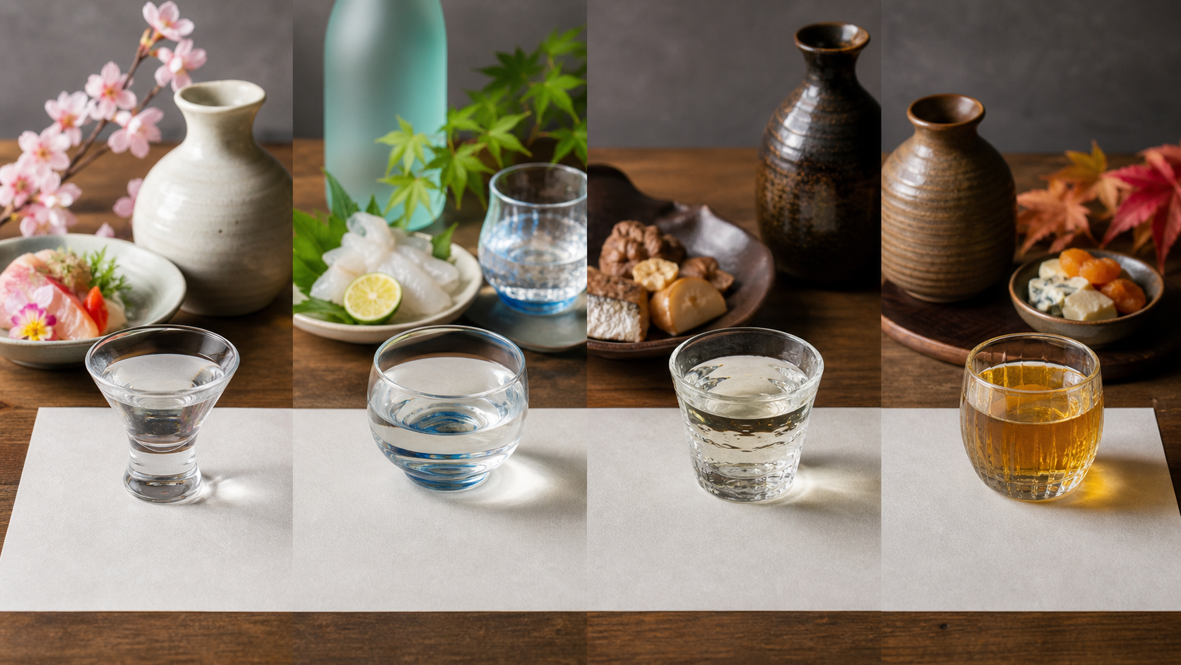日本酒の4タイプ分類|SAKE DIPLOMAに学ぶ薫酒・爽酒・醇酒・熟酒
