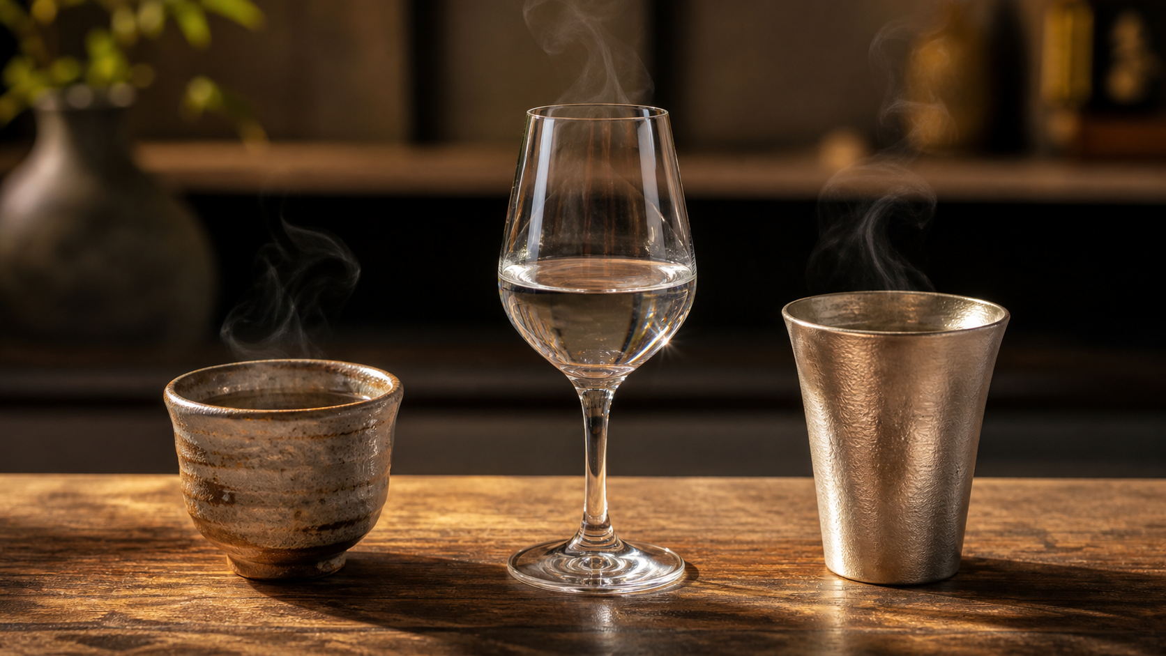日本酒のグラスで味は変わる｜ぐい呑・ワイングラス・錫器の使い分け