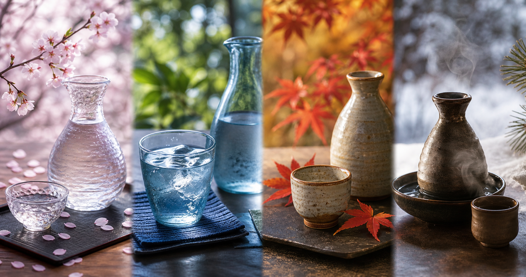 日本酒の四季|春夏秋冬で変わる楽しみ方