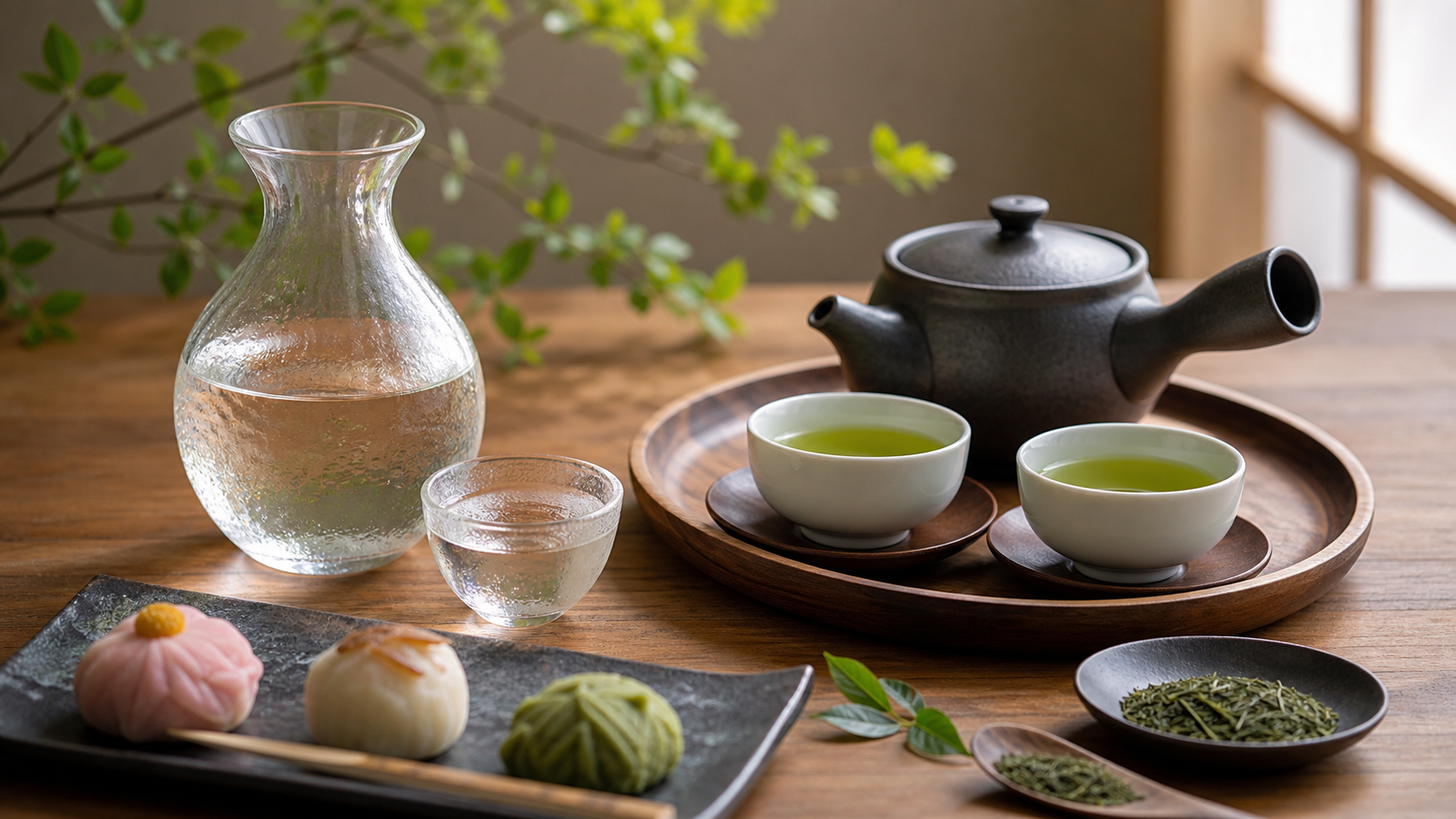 日本酒×日本茶|大人の和の調和