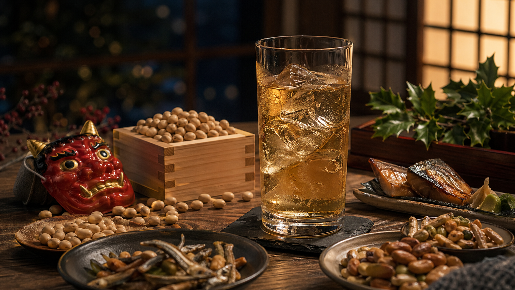 節分の夜に楽しむウイスキー|豆まき後の「大人の恵方飲み」とおつまみペアリング