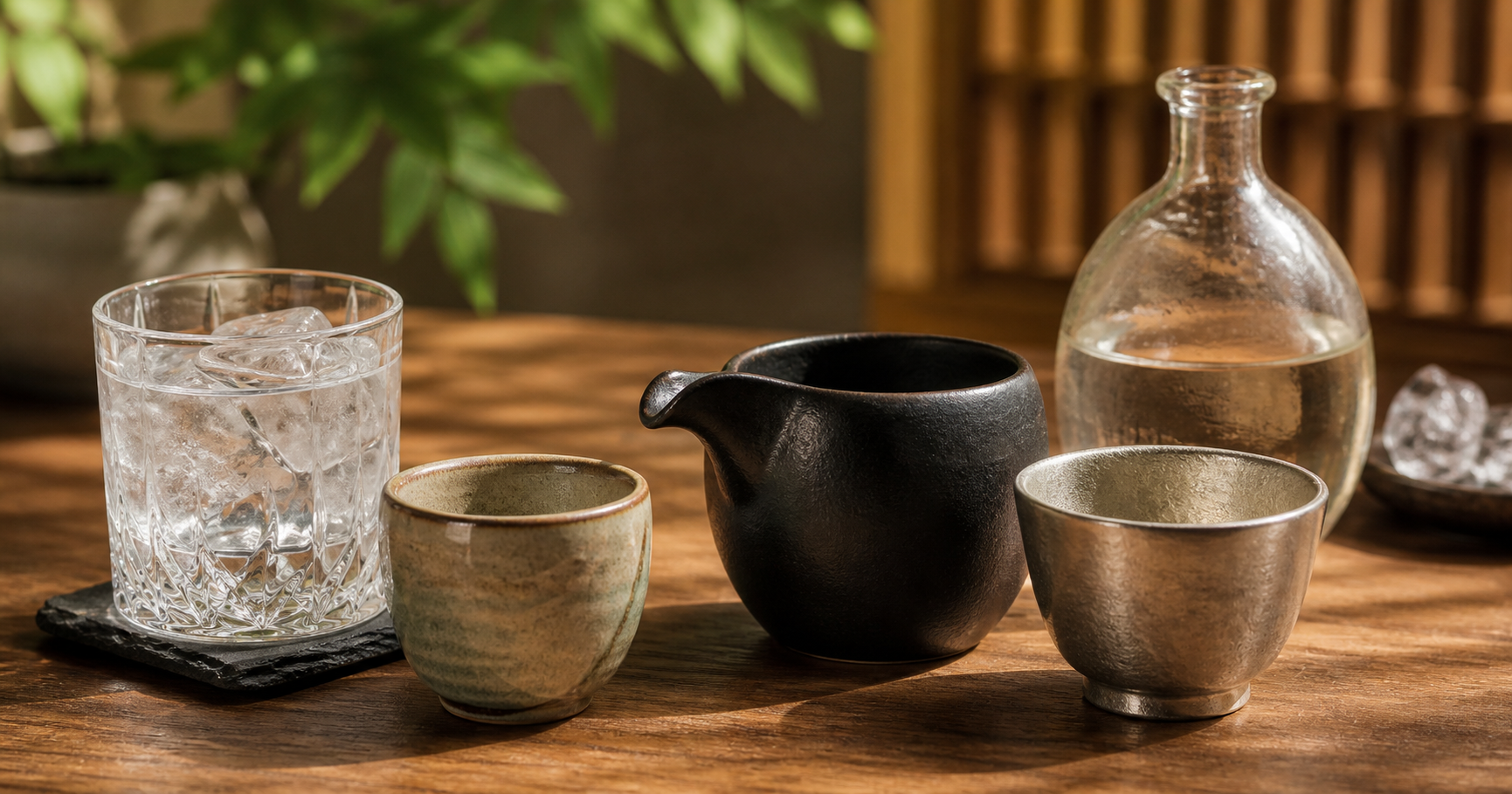 焼酎の酒器ガイド|グラス・陶器・錫の使い分け