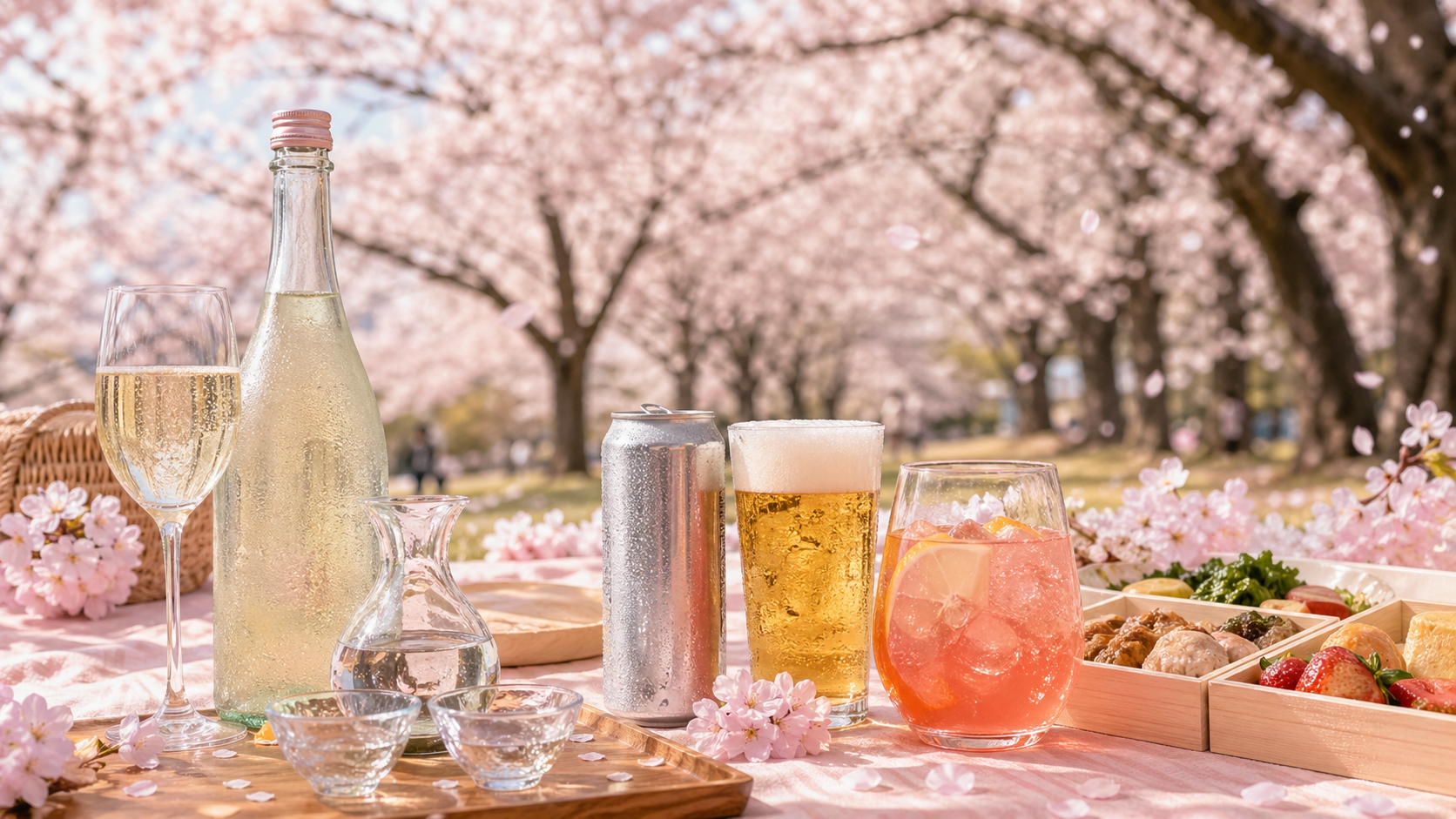 お花見に持っていくべきお酒5選｜桜の下で飲みたい春爛漫のドリンク