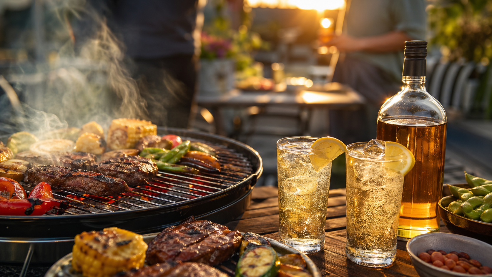 夏BBQで最強のハイボールを作る方法|炭火料理に合うウイスキーの選び方
