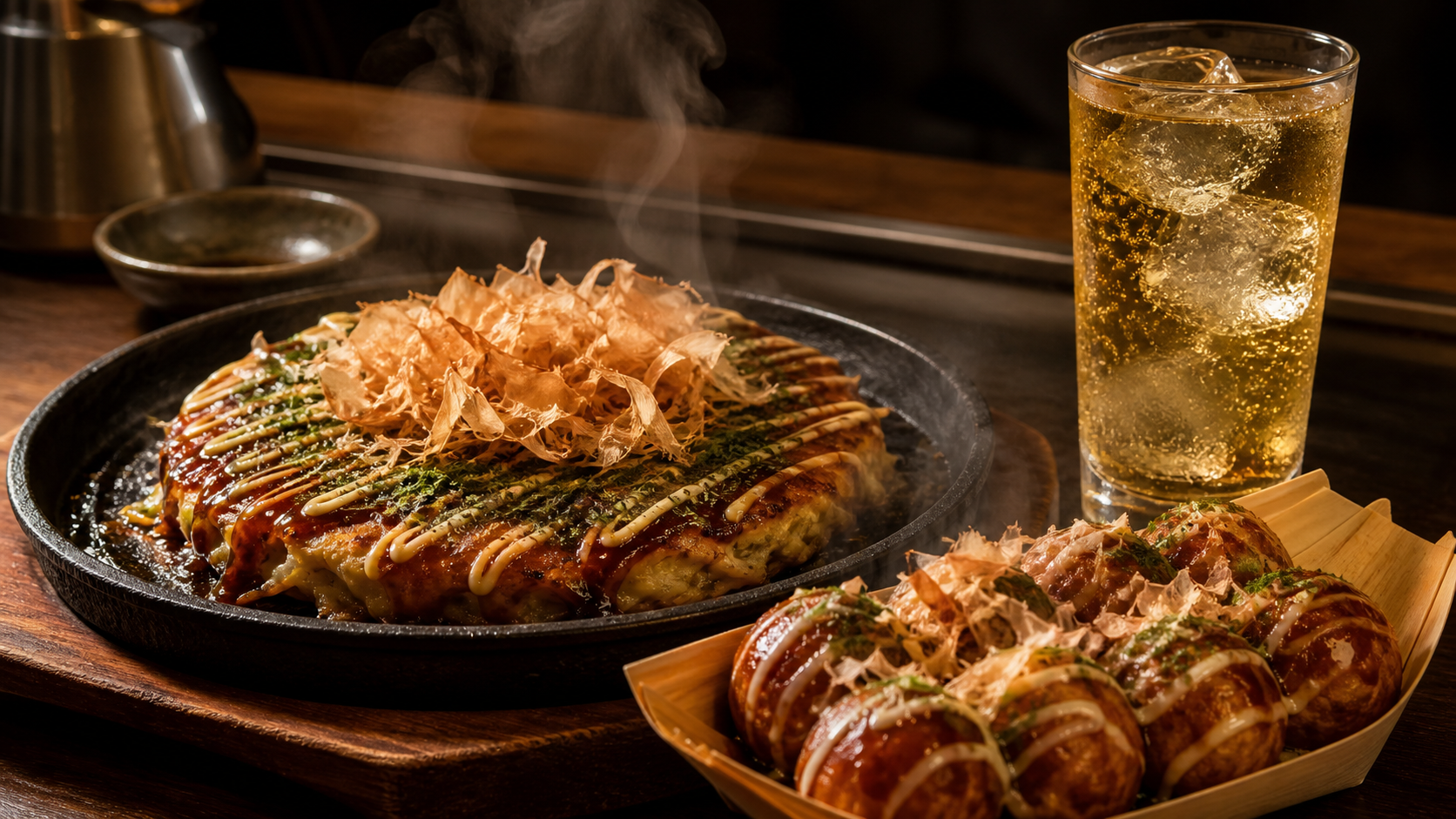 お好み焼き・たこ焼きとウイスキー|ソースのスパイスを倍加させる「粉モン」ペアリング