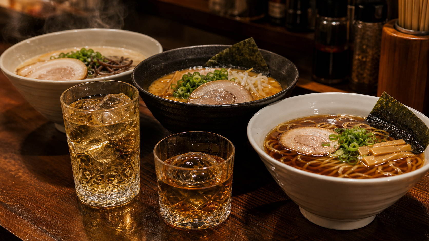 ウイスキーとラーメンの衝撃ペアリング|豚骨・味噌・醤油それぞれの最適解